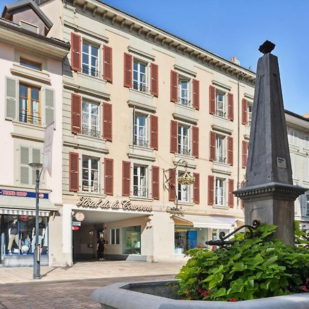 Hôtel de la Nouvelle Couronne Morges Exterior foto