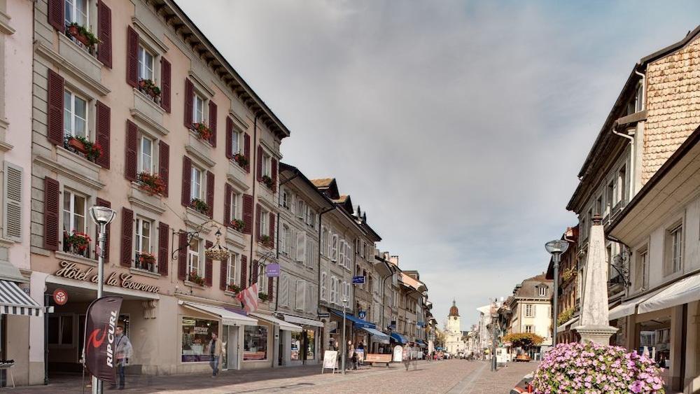 Hôtel de la Nouvelle Couronne Morges Exterior foto