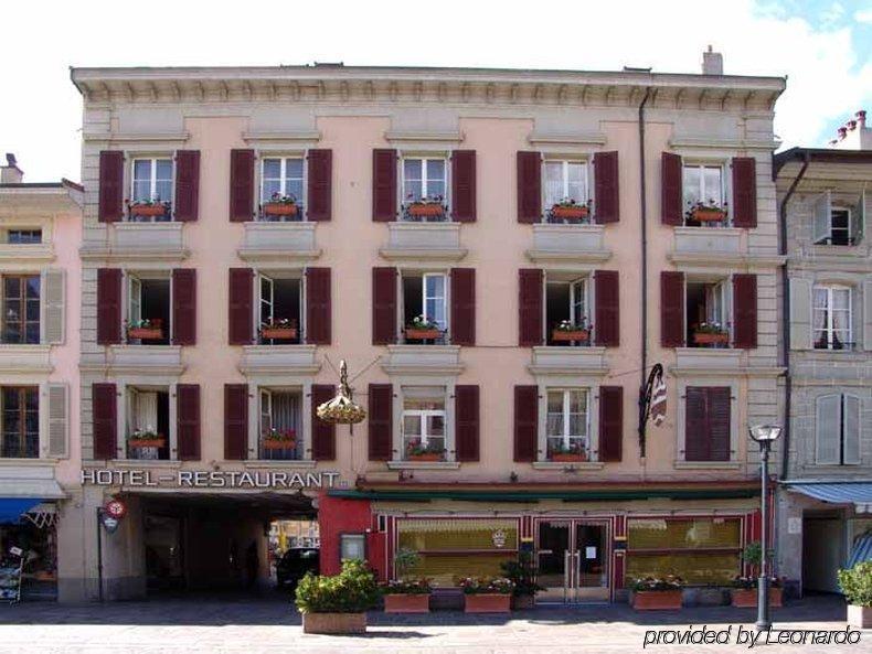 Hôtel de la Nouvelle Couronne Morges Exterior foto
