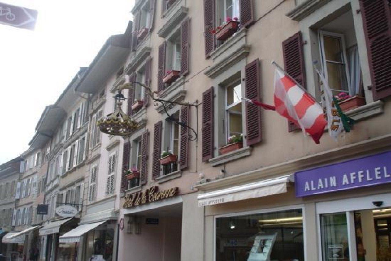 Hôtel de la Nouvelle Couronne Morges Exterior foto